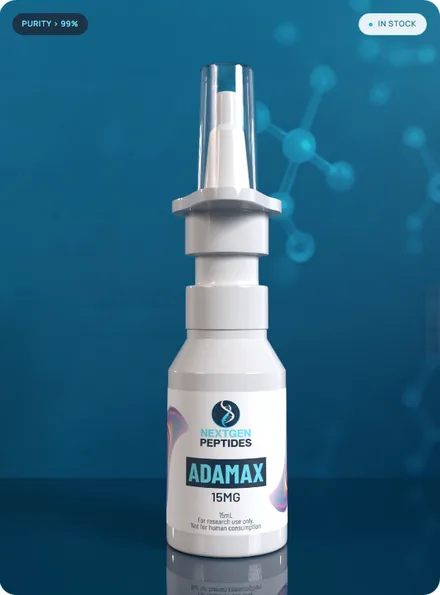 NextGen Peptides Adamax 15 mg liquid spray bottle