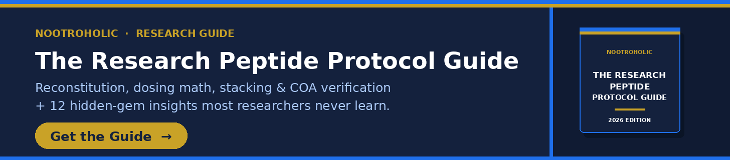 The Research Peptide Protocol Guide — reconstitution, dosing, stacking and COA verification